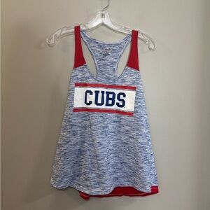 Women's 5th & Ocean Chicago Cubs Baseball Racerback Tank Top. Size XL